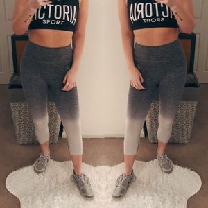 •Grey Ombré Workout Leggings•